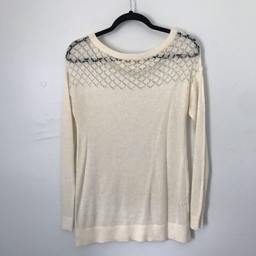 Loft cream colored lightweight sweater - Picture 7 of 7